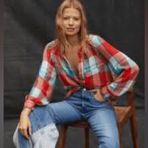 Pilcro Breezy Button down Blouse